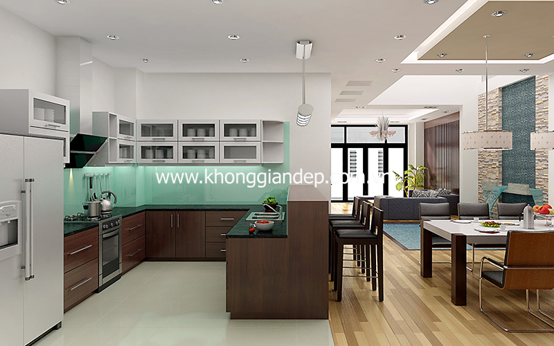 Nội thất gỗ cho gian bếp: mộc mạc và ấm&nbsp;cúng