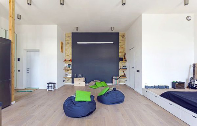 Mê 58m2 “vỏ chung cư, hồn penthouse”