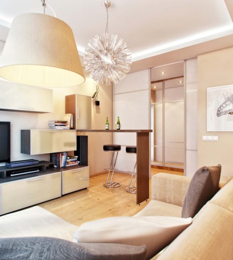 Thiết kế phòng khách ấn tượng theo phong cách tương&nbsp;lai