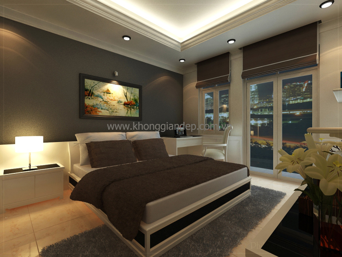 Tông màu trầm cho phòng ngủ ấm áp mùa&nbsp;đông