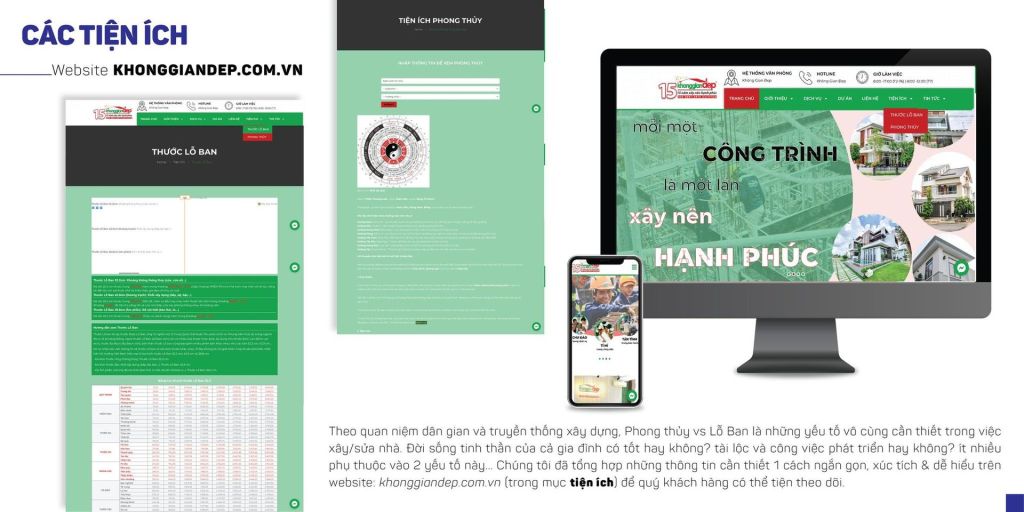 Xem thước lỗ ban và hướng phong thuỷ&nbsp;Online