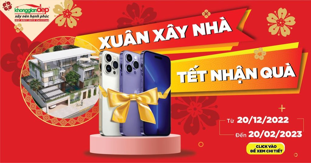 Xuân xây nhà tết nhận quà – 30 Iphone 14&nbsp;Pro