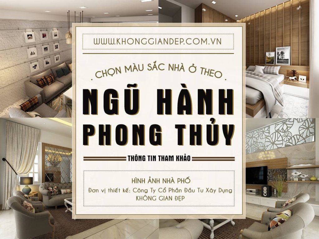 Tư vấn phong thuỷ – Chọn màu sắc nhà ở theo ngũ hành phong&nbsp;thuỷ