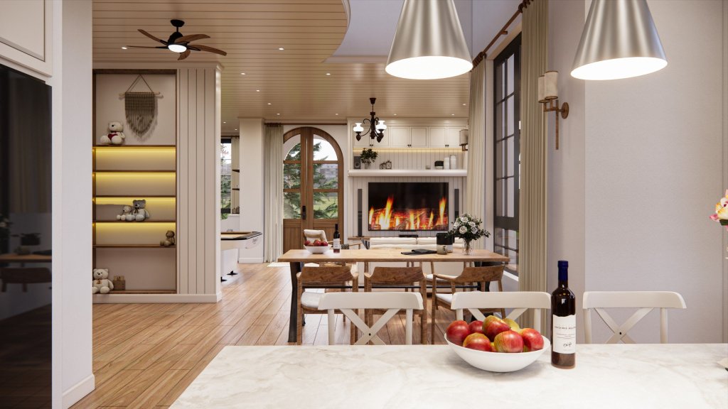 Phong cách thiết kế nội thất farmhouse hiện đại – Biệt thự Đà&nbsp;Lạt