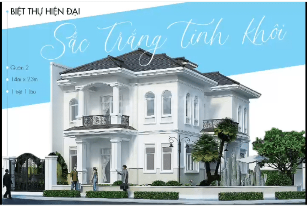 Sắc trắng tinh khôi – Biệt thự Quận&nbsp;2