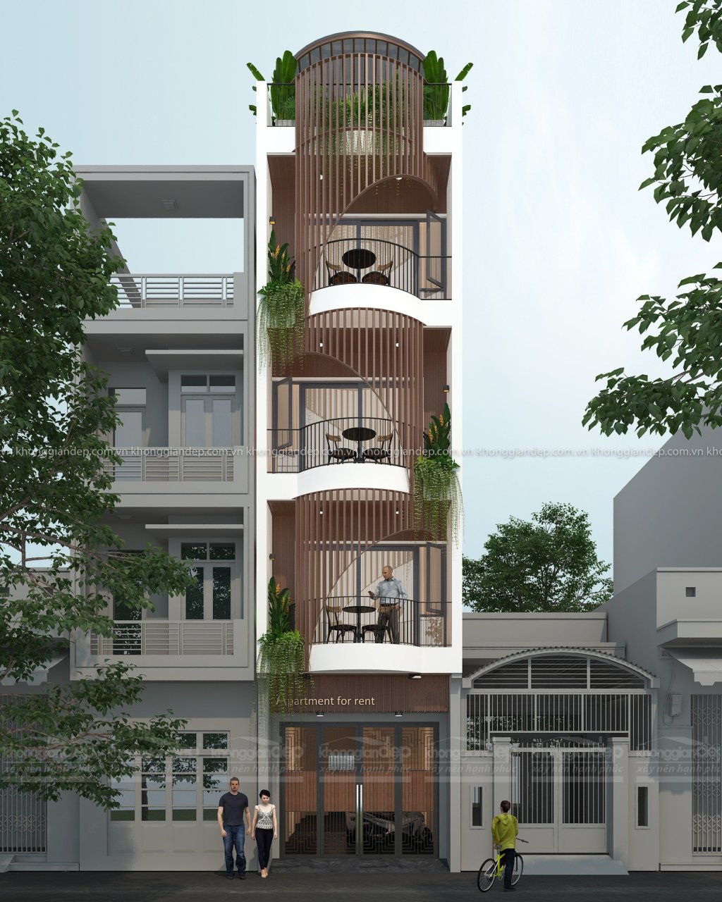 Thiết kế cá tính từ những căn hộ dịch vụ cao&nbsp;cấp