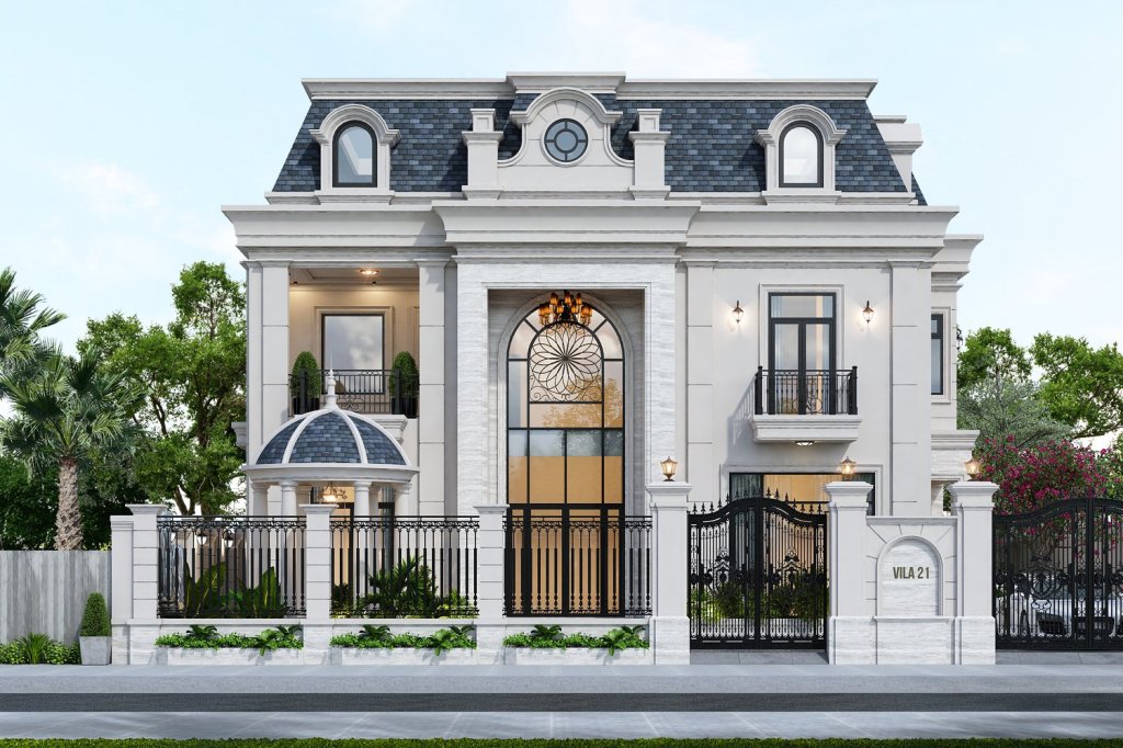 Mẫu thiết kế Biệt thự Tân Cổ điển 20×20