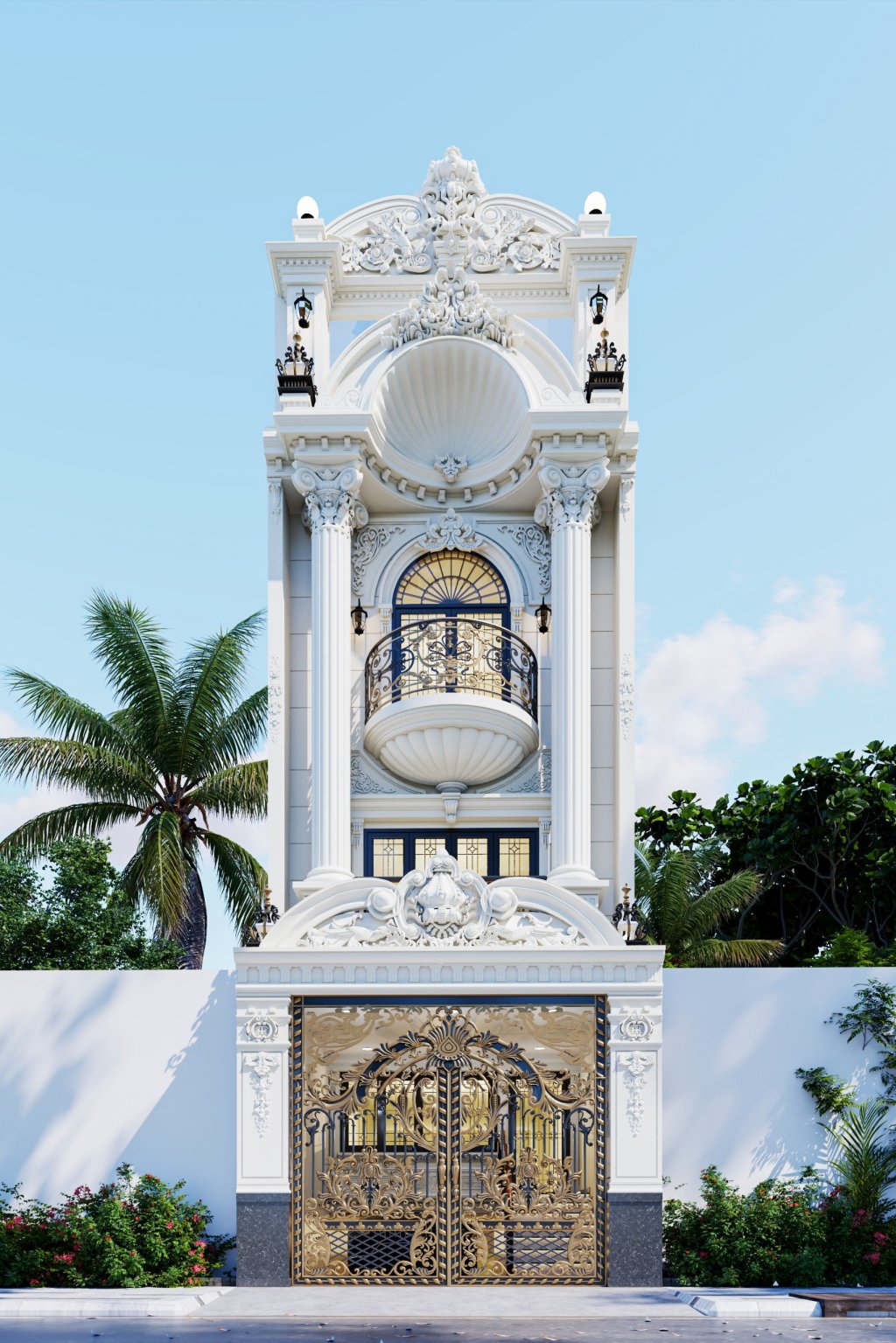 Nhà phố phong cách Cổ Điển&nbsp;Pháp