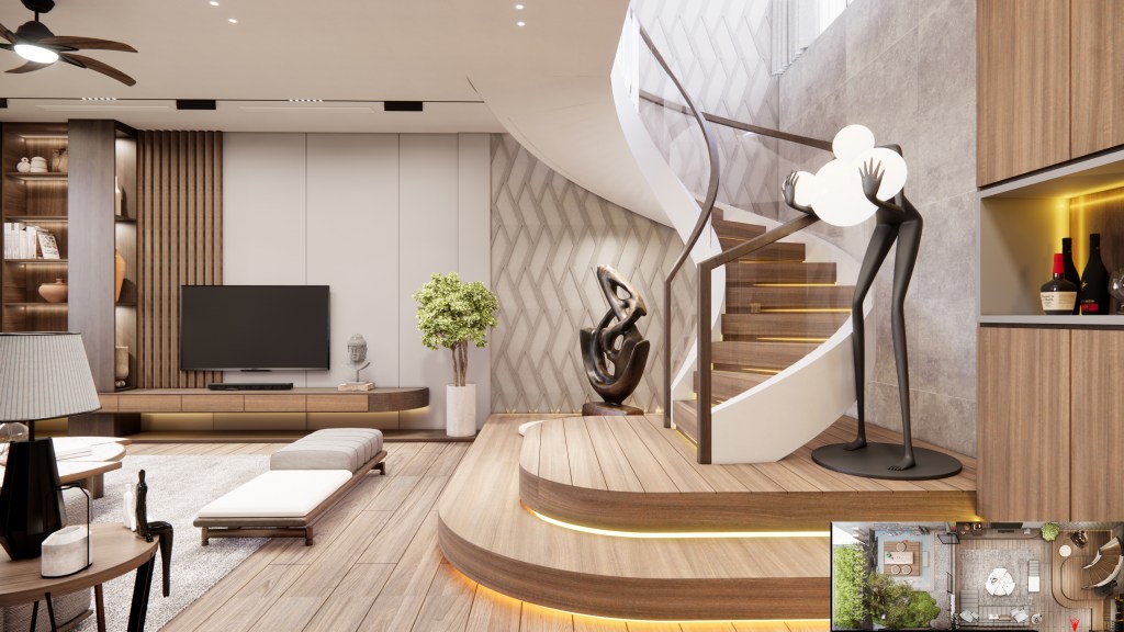 Thiết kế Nhà Phố Hiện Đại Quận Bình Tân