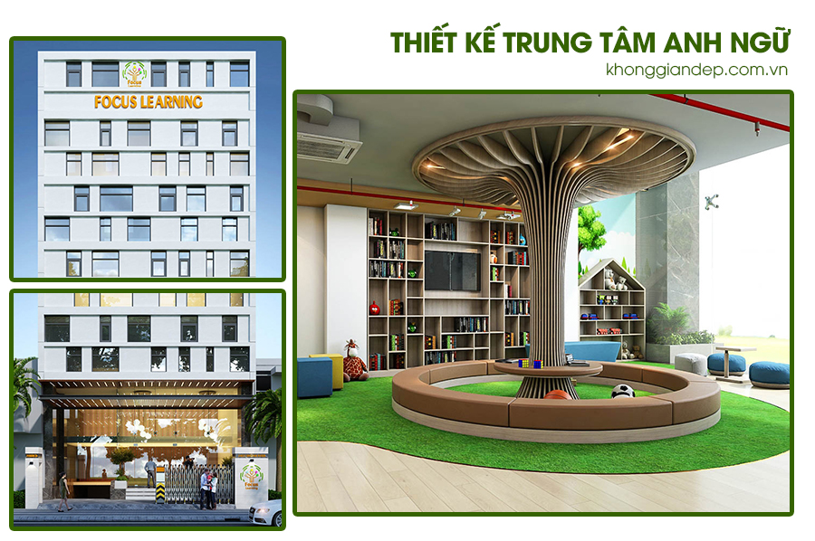 Thiết Kế Trung tâm Anh Ngữ đa chức năng