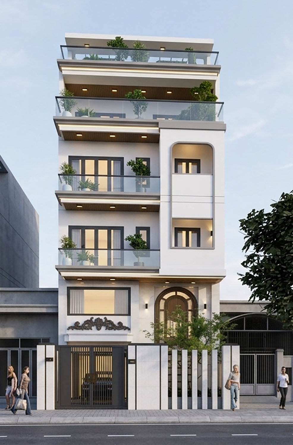 Nhà phố 8×20 Tân Phú